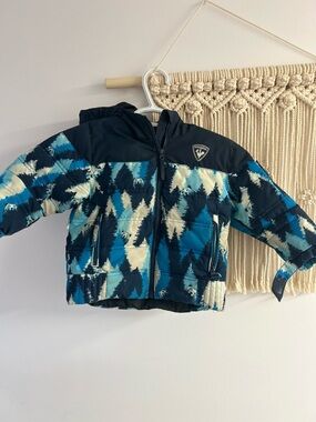Rossignol Blue Navy Cream Kids Puffer Jacket